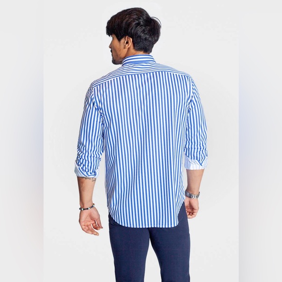 BUKI • The Go Big Stripe Long Sleeve Tech Shirt - Picture 4 of 9
